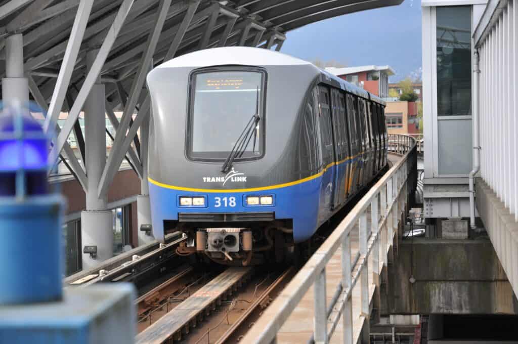 El transporte en Vancouver, Canadá.