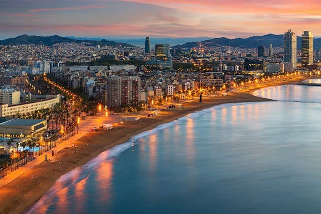 Barcelona desde el aire