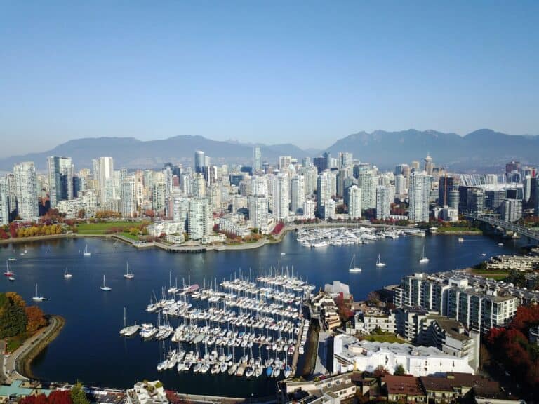 vista aerea de vancouver