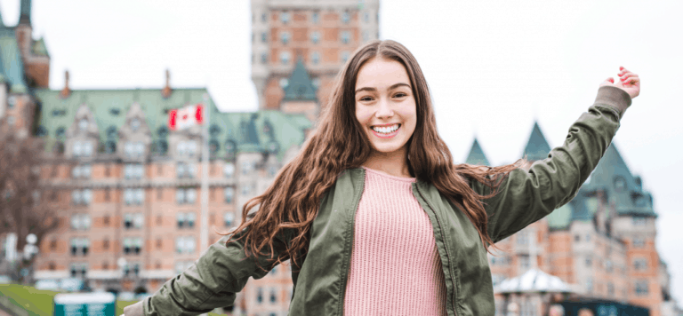 Joven en Canadá