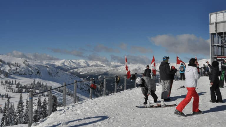 Snowboard en Wistler, Canadá