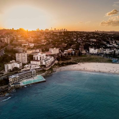 Vista aérea de Gold coast, Australia