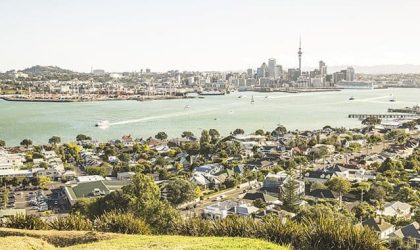 Vista aérea de auckland