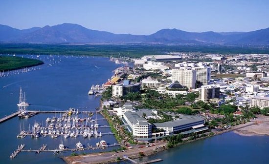 Vista aérea de Cairns