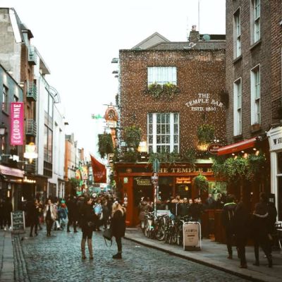 Calle popular de Dublín