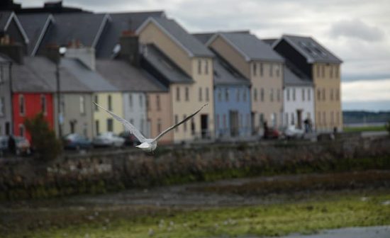 Casas de colores en Galway