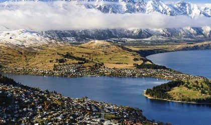 queenstown desde el aire